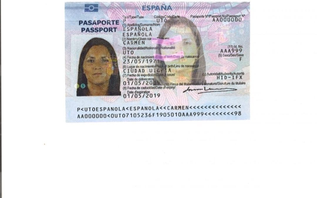 Haga 2 copias de la página de identificación de su pasaporte